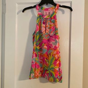 Lilly Pulitzer silk tank top